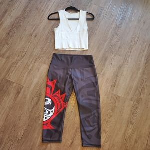 Nominou maple leaf legging